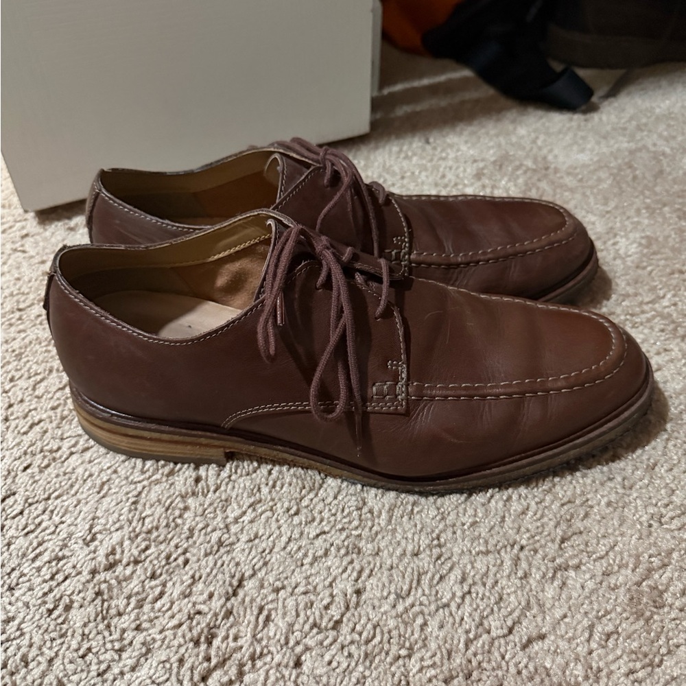 Classic Brown Leather Men's Shoes